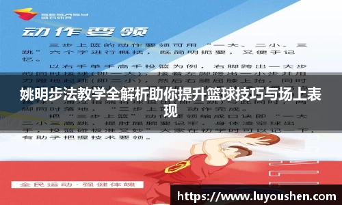 姚明步法教学全解析助你提升篮球技巧与场上表现